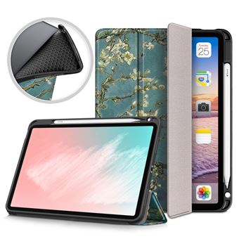 Capa Pu Magunivers a Impressão de Padrões Tri-Dobra com Porta Caneta Wintersweet para Apple Ipad Air (2020)/Ipad Air 4/Ipad Air (4Th Generation) - 1