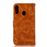 Capa Magunivers de PU Estilo Retro Amarelo para Samsung Galaxy A20E_3