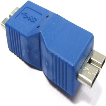 Adaptador BeMatik USB 3.0 Micro USB Micro USB B Macho para Macho B - 1