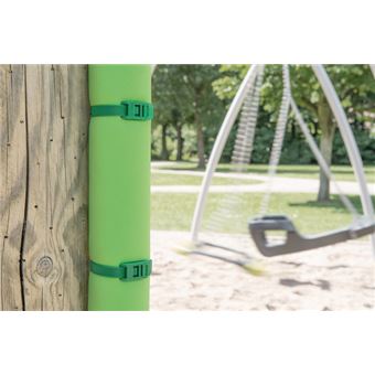 Tira para Atar Cabos Hellermann Tyton PE400 | Verde - 1