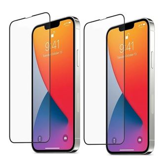 Pack Películas Wephone para Apple  iPhone SE 2022 de Vidro Temperado Anti-Estático HD Glass | Moldura em Preto | 2 Unidades - 1