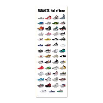 Cartaz de porta Sneakers. Hall of fame - 1