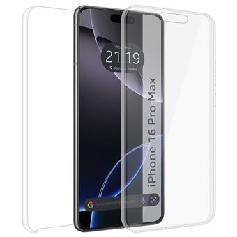Capa Dupla TUMUNDOSMARTPHONE transparente PC + TPU corpo inteiro 360 para iPhone 16 Pro Max (6.9) - 1