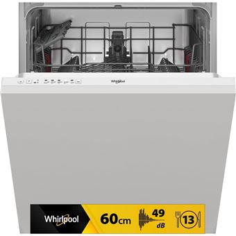 Máquina de Lavar Loiça Encastrável Whirlpool WI 3010 | 13 talheres | 60 cm | F | Branco - 1