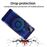 Capa Magunivers e Tpu Estilo Azul Estampado Padrão Floral para Samsung Galaxy A21S_1
