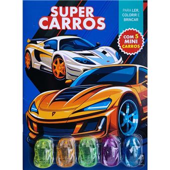 Para Ler, Colorir E Brincar - Super Carros - 1