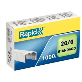 Pacote de Agrafos Rapid 24861300 | Zinco - 1