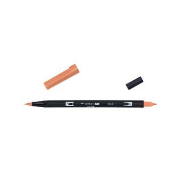 Marcador Tombow ABT Dual Brush Pen - Coral - 1
