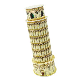 Quebra-cabeça 3D DAM | papelão | Torre Pisa | Bege - 1