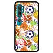 Capa Tpu Hapdey para Xiaomi Mi Note 10 - Note 10 Pro - Cc9 Pro | Design Padrão de Esportes com Bolas 1 - Preto