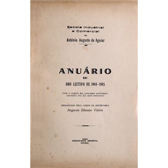 Anuário do ano lectivo de 1944-1945. - 1