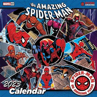 Calendário Grande Pyramid 2023 The Amazing Spider-Man Marvel - 1