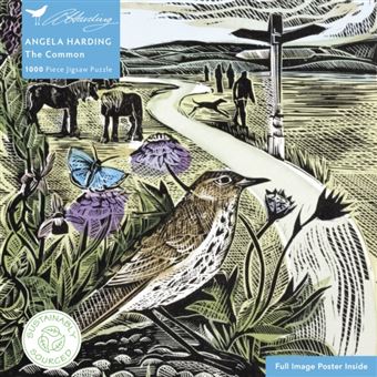 Adult Sustainable Jigsaw Puzzle Angela Harding The Common By Flame Tree Publishing - 1