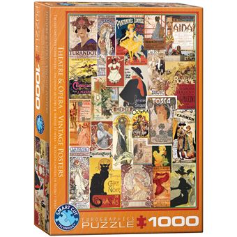Puzzle Eurographics Posters |Theater & Opera Vintage Art | 1000 Peças - 1