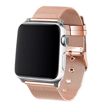 Bracelete para Apple Watch Series 1/2/3/4/5 (42/44 mm) COOL de Metal em Rosa Dourado - 1