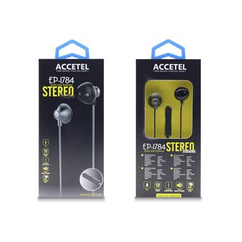 Auriculares Accetel EP-1784 Jack 3.5mm com Microfone Embutido - 1