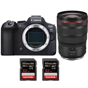 Canon EOS R6 Mark II ( R6II ) + RF 24-70mm f/2.8 L IS USM + 2 SanDisk 32GB Extreme PRO UHS-II SDXC 300 MB/s + PDF 20 Técnicas para Melhorar as suas Fotografias - 1