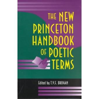 The New Princeton Handbook of Poetic Terms - Paperback - 1994 - 1