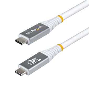 Cabo Usb StarTech.com CC150CM80GUSB4CABLEW | Branco - 1