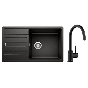 Lava-Loiça BLANCO LEGRA XL 6 S & MIDA-S | 1 Cuba | Preto - 1