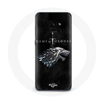 Capa Maniacase para Samsung Galaxy A8 Plus Game Of Thrones Temporada 8 Le Trône de Fer La Maison Stark Logotipo L'Inverno Arrive - 1