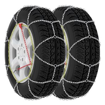 Correntes de Neve para Pneus de Carros vidaXL | 2 Peças | 16 mm SUV 4x4 | Tamanho 400 - 1