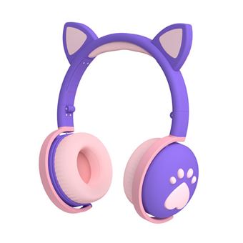 Auscultadores Bluetooth True Wireless Lionvolant LVO259 | Adequado para Apple / Samsung | Fone de Ouvido Bluetooth - Roxo - 1