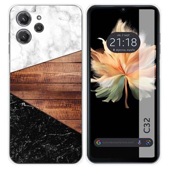 Capa de silicone TUMUNDOSMARTPHONE para Oukitel C32 | desenhos Marble 11 - 1