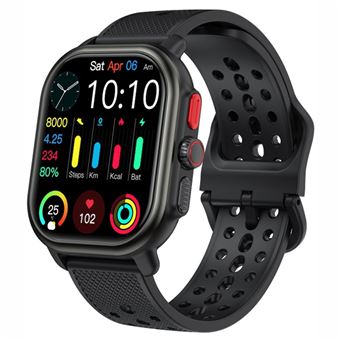 Smartwatch Chronus AMOLED 2,06" | Bluetooth | rastreamento Desportivo | preto - 1