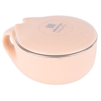 Tigela Kikka Boo Cat Rosa | Aço Inoxidável | 200ml - 1