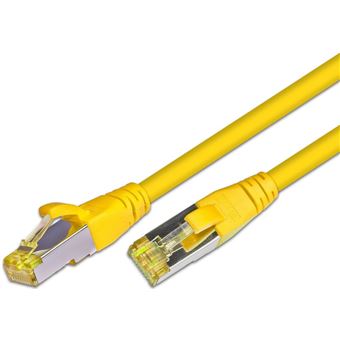 Cabo de Rede Wirewin S/FTP CAT6A 7.5m | Amarelo - 1
