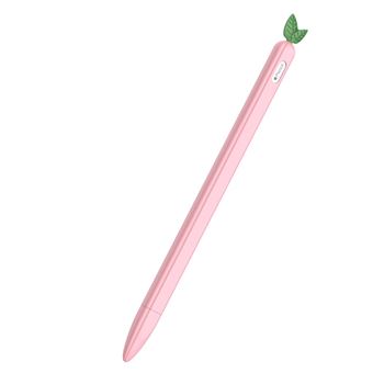 Capa Silicone Magunivers | Estilo Vegetais Toque Caneta Stylus Rosa para Apple Pencil(2Nd Generation) - 1