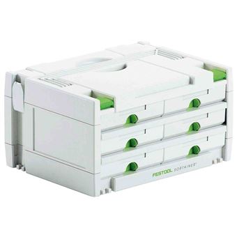Caixa de Ferramentas Festool SYS 3-SORT/6 | Verde, Branco - 1
