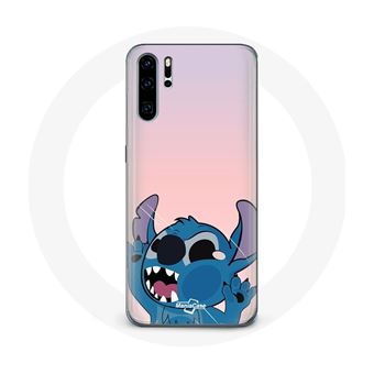 Capa Maniacase para Huawei P30 Pro Stitch Nariz No Ar Fundo Rosa - 1