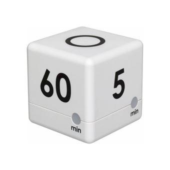 TFA-Dostmann CUBE-TIMER Temporizador de cozinha digital Preto, Branco - 1