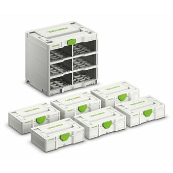 Conjunto de Caixas de Ferramentas Festool 577816 | Verde, Branco - 1