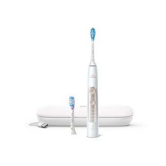 Escova de Dentes Elétrica Philips ExpertClean 7500 HX9691/02 Escova de dentes elétrica com app | Dourado, Branco - 1