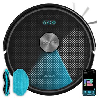 Aspirador Robot com Mopa Cecotec Conga M50 | 145 min | Preto - 1