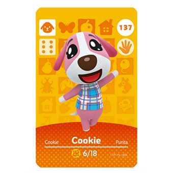 Cartão de NFC DreamWorks para Animal Crossing Compatível com Nintendo Switch Amiibo | 137 Cookie - 1