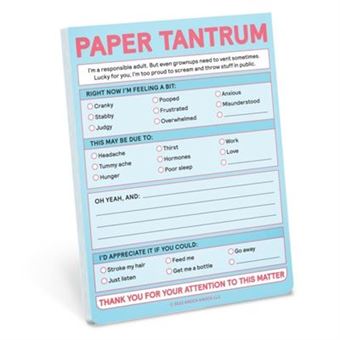 Knock Knock Paper Tantrum Nifty Note Pad Pastel Version - 1
