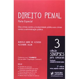 Direito Penal. Parte Especial - Coleção Sinopses Para Concursos. Volume 3 - 1
