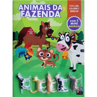 Para Ler, Colorir E Brincar - Animais Da Fazenda - 1
