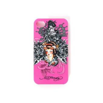 Capa Ed Hardy Hard Shell Faceplace iPhone 4 Geisha Collage - 1