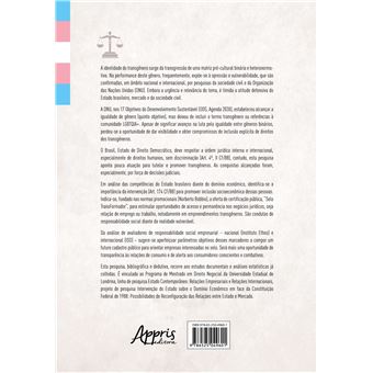 Negócios Transformadores: Direito E Promoção De Oportunidades No Emprego E Trabalho Para Transgênero - 1