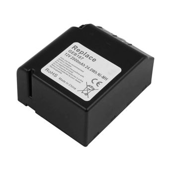 Bateria Avizar para Estação Total Leica GEB187 | 12V 2000mAh NiMH | Preto - 1