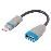 Cabo USB Bandridge USB 3.0 C/A, 0.2 m Preto e Cinzento_0