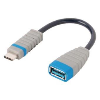 Cabo USB Bandridge USB 3.0 C/A, 0.2 m Preto e Cinzento