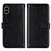 Capa PU Magunivers Flip 2-em-1 preto para Apple iPhone X (Ten)_1