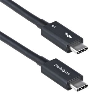 Cabo Thunderbolt StarTech.com TBLT5MM50CM240W | Preto - 1