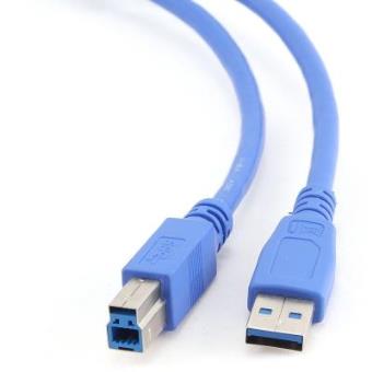 Cabo USB iggual IGG311851 1.8m USB A USB B Azul